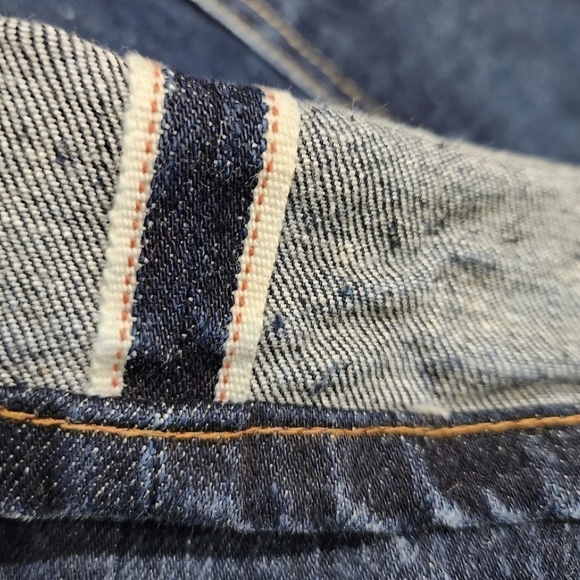 Flint and Tinder Stretch Selvedge Jeans Men 36x29 *READ Slim Fit Japanese Denim - Picture 2 of 11